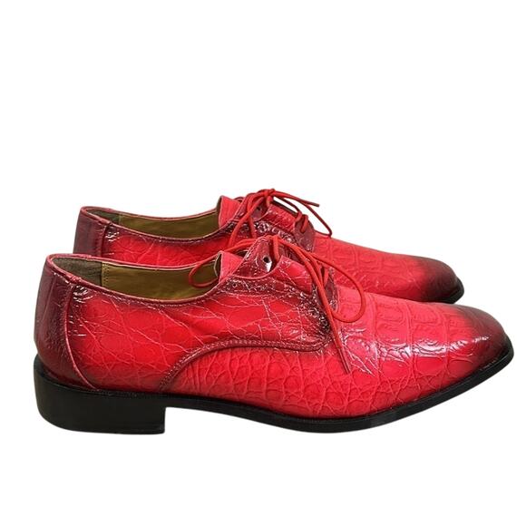 Giorgio Brutini Men’s Oxford Shoes sz 9 Vegan Leather NEW # box 164 main image 10